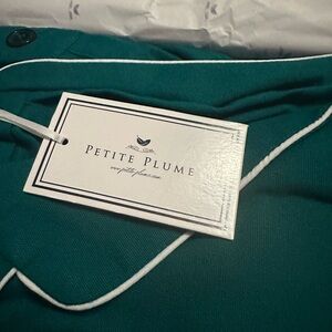 Men's Petite Plume Forest Green Pajama Set